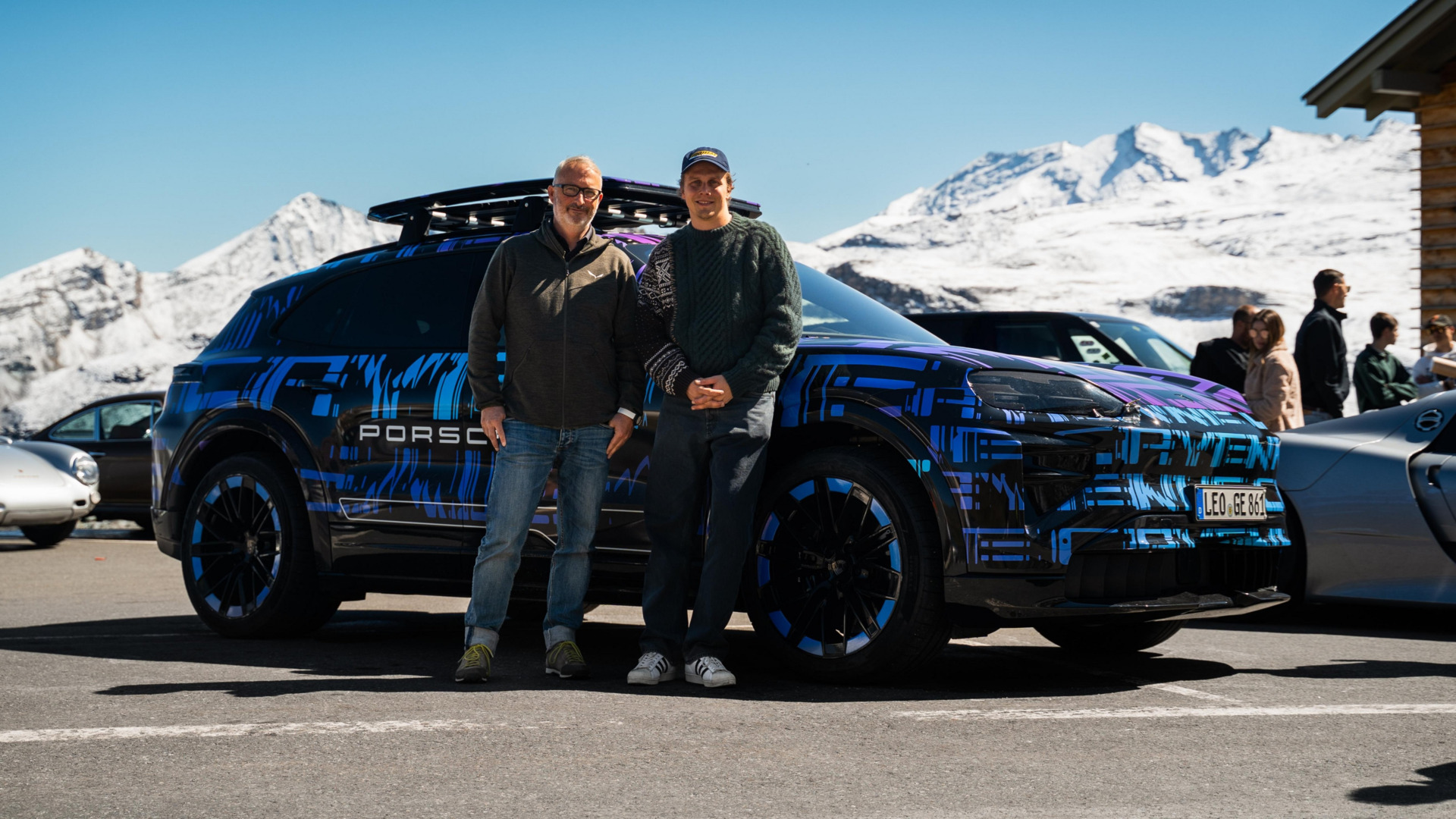 03_Cayenne Electric am Großglockner Porsche zeigt vollelektrisches SUV auf historisch